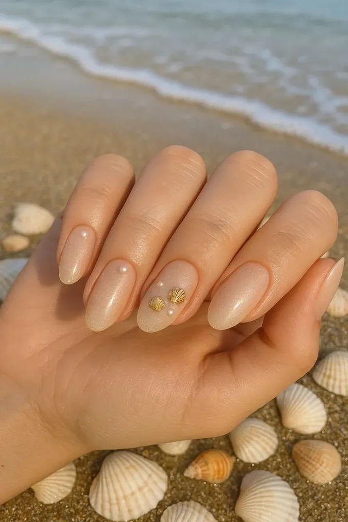 Shell-Inspired Nails