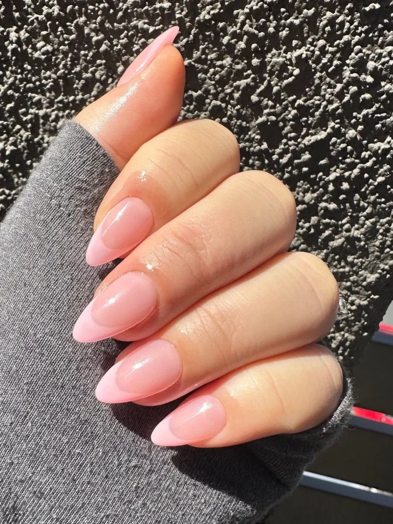 french-tips-with-pink-base